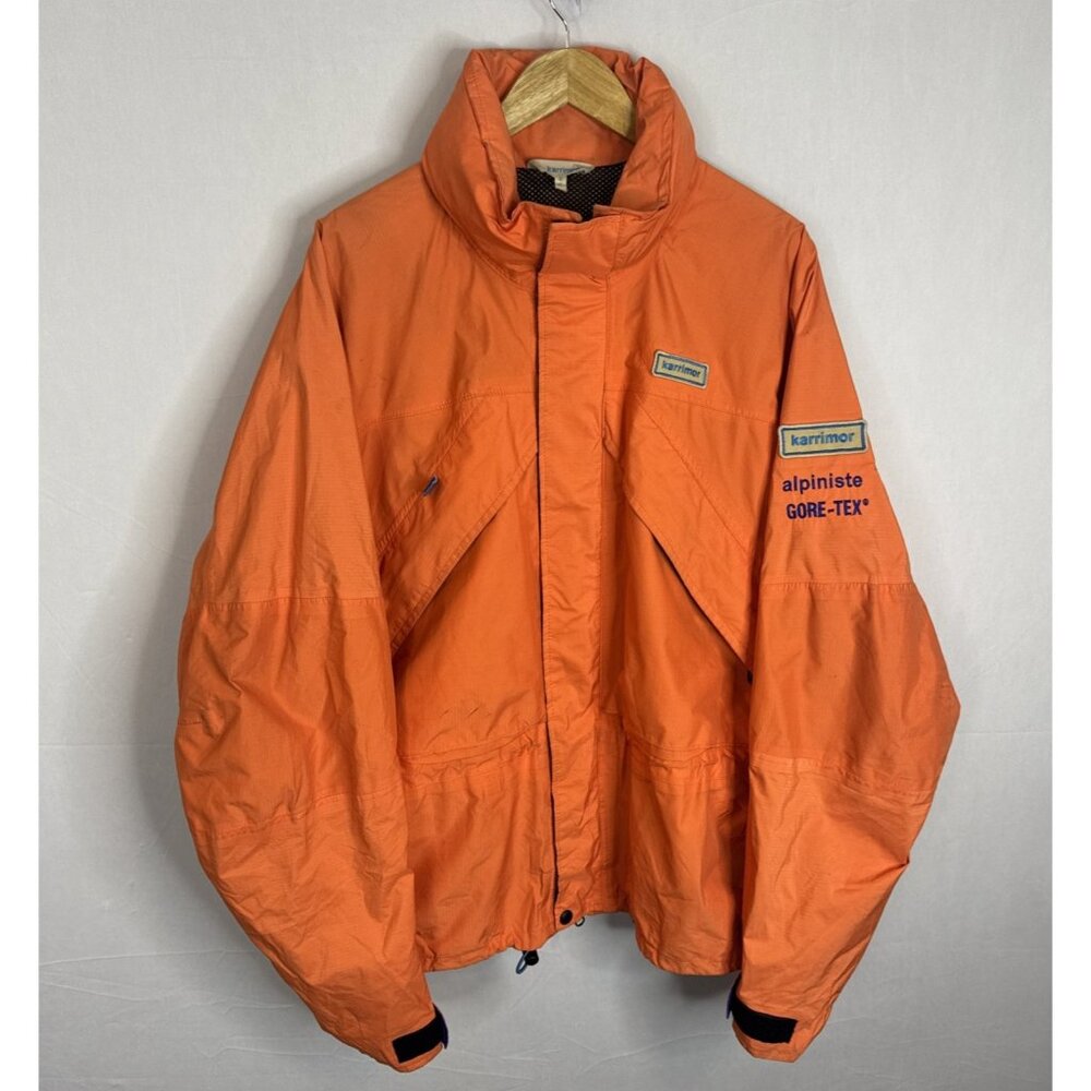 Vintage Karrimor Alpiniste Gore-Tex‎ Jacket Orange XL Mountaineering Shell